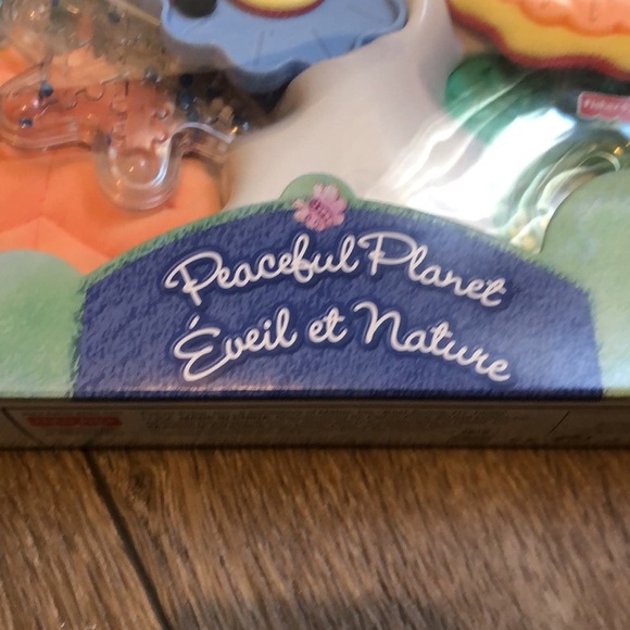 Fisher Price peaceful planet rattles 3+M star flower ladybug (2) NIB BABY 1998 - Picture 3 of 8
